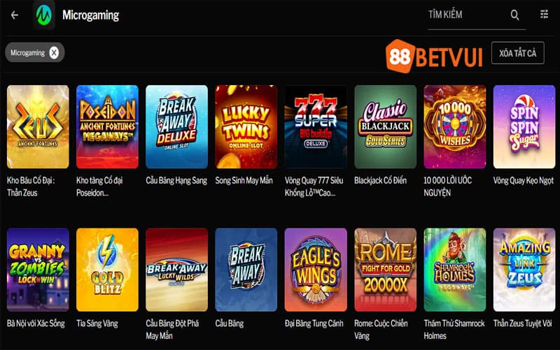 Kho trò chơi Microgaming tại 188Bet