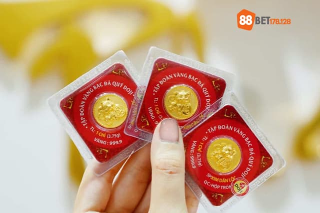 5 chỉ vàng cho 5 thành viên 188Bet may mắn