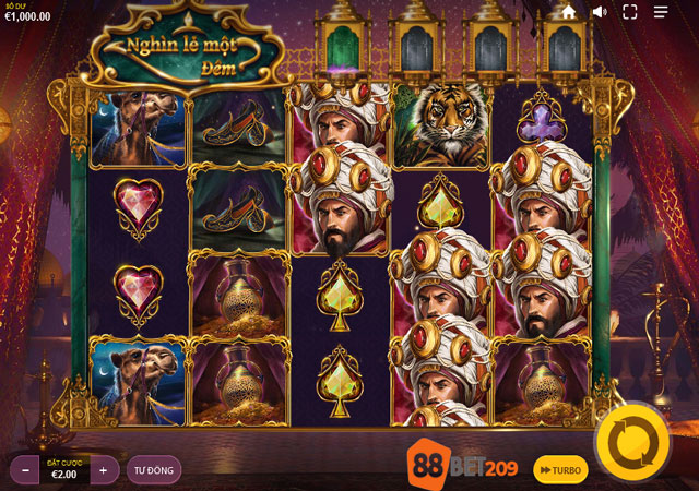 Game slot nghìn lẻ một đêm tại 188Bet