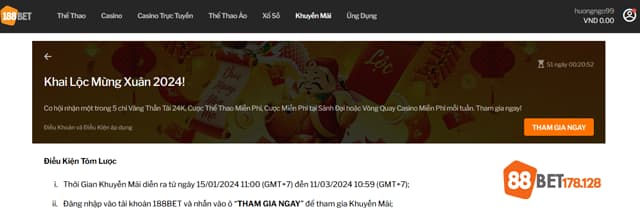 Nhấn tham gia ngay tại chương trình khai lộc mừng xuân 2024