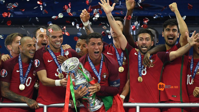 Bồ đào nha nằm trong top 7 đội tuyển vô địch euro nhiều nhất