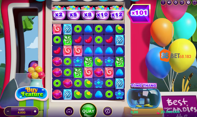 Giao diện game 101 Candies