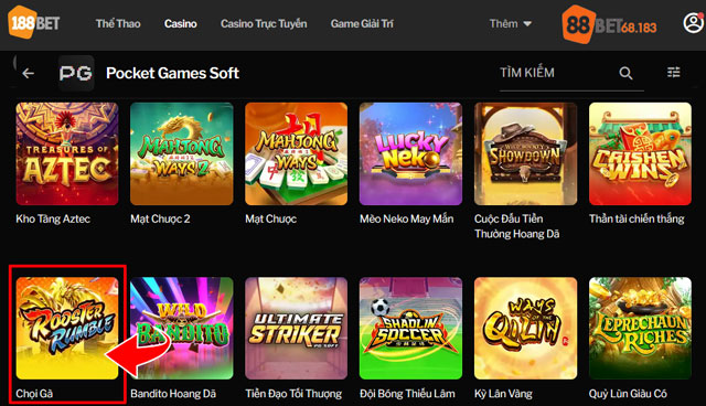 Thông tin về slot Chọi Gà từ nhà phát hành Pocket Games Soft