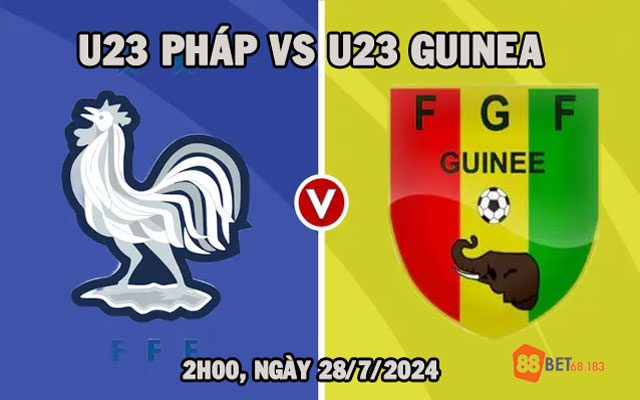 U23 Pháp Vs U23 Guinea