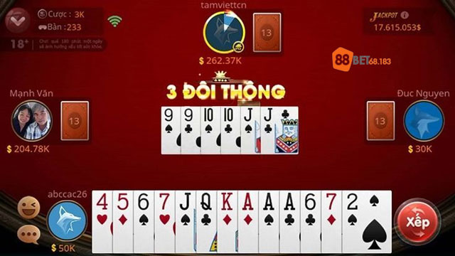 Các game đánh bài trực tuyến thịnh hành