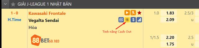 Tính năng trả cược sớm hay Cash Out trong cá độ trực tuyến