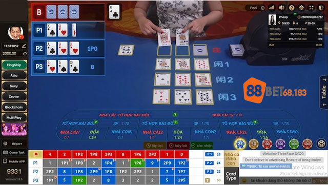 Bí quyết chơi Three Face