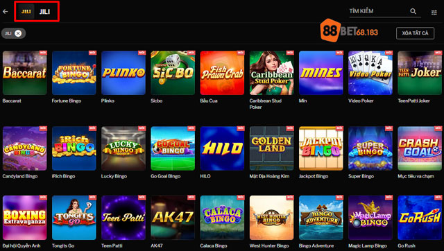 Các game slot của Jili Game