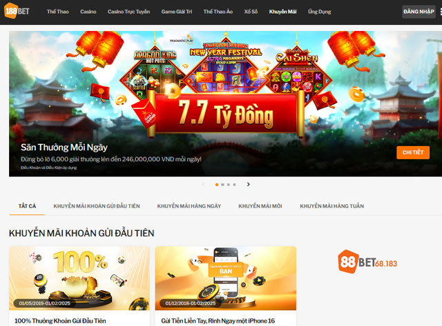 Tận dụng khuyến mãi từ 88BET để có thêm ngân sách cược